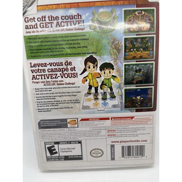 Active Life: Outdoor Challenge (Nintendo Wii, 2008) COMPLETE - Tested - Picture 7 of 7